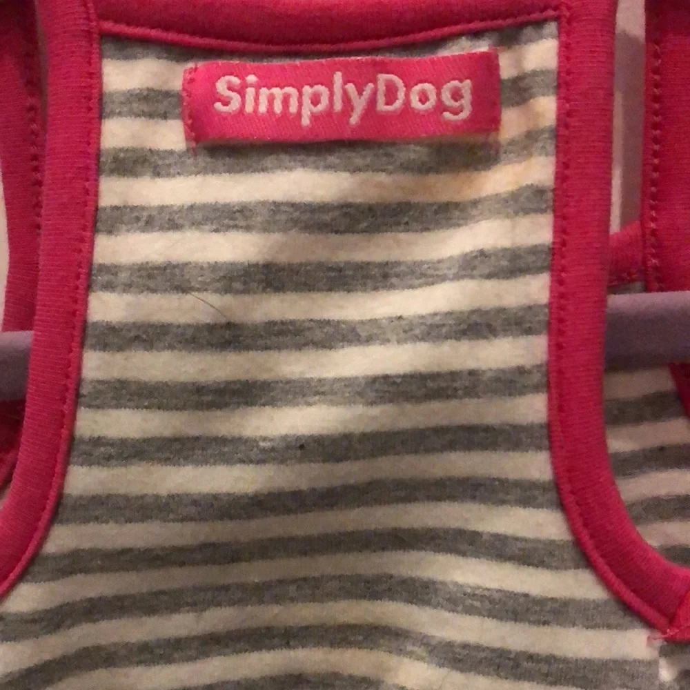 Dog Cat Summer Dress Pink Gray Dress with Bling